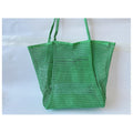 Borsa a mano estiva in rete per spiaggia donna Valstrend, borsa casual pieghevole con tracolla, stile pratico e leggero