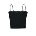 Sling femminile Valstrend con scollo in pizzo, spalline sottili e design elegante, ideale per look sofisticati.