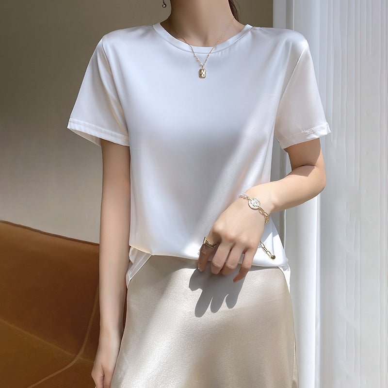 Half Sleeve Refreshing And Comfortable Mid-stretch Top
