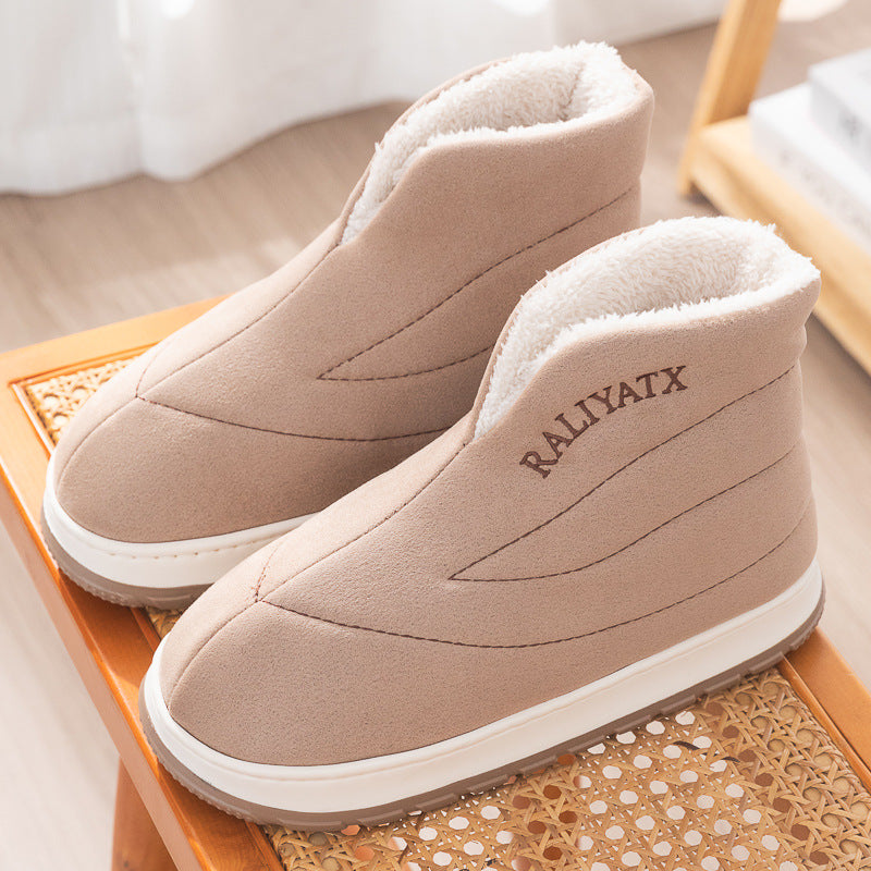 Ciabatte in cotone Valstrend per donna, da esterno e interno, calde, antiscivolo e comode per casa e outdoor.