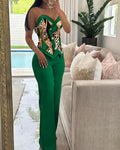 Blusa senza maniche femminile Valstrend, abbinamento due pezzi, stile elegante e moderno, vista sulla parte superiore del completo.