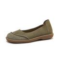 Scarpe da donna Valstrend in vera pelle, stile retrò flat casual con design elegante e comodo, calzature femminili di qualità