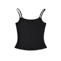 Top corto con spalline sottili e design sexy di Valstrend Shop, tessuto morbido e stile alla moda per look estivi.