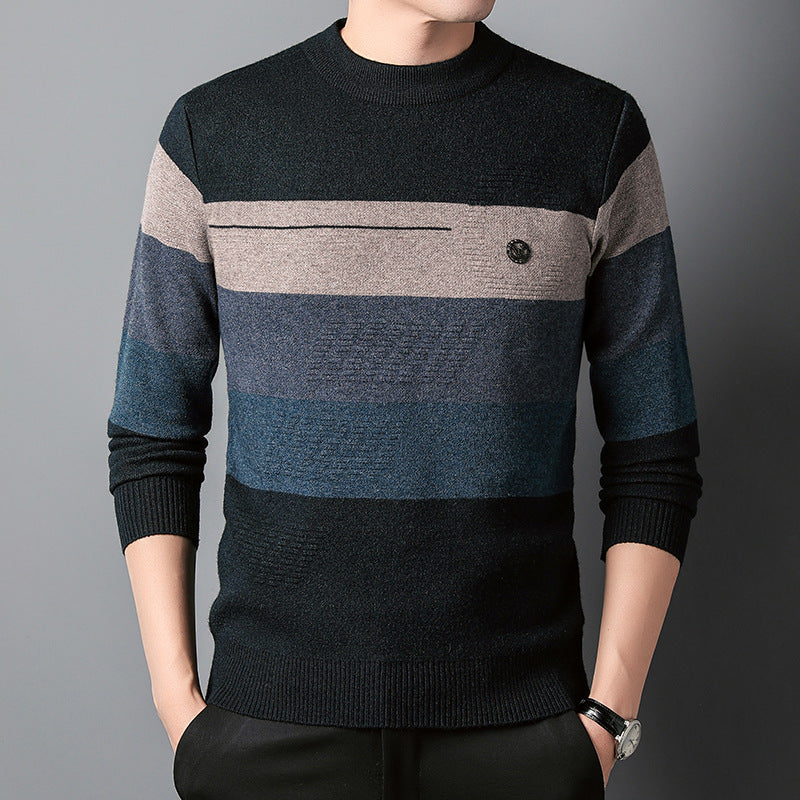 Maglietta casual da uomo Valstrend, maglia a girocollo e maglione in maglia per look informali e comodi.