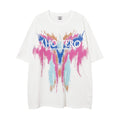 Creative Butterfly Spray Paint Splash-ink Abstract T-shirt