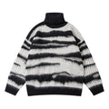 Maglione casual in mohair a maniche lunghe con collo in pile, marca Valstrend, tessuto morbido e caldo, visibile dettaglio del pullover