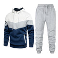 Completo sportivo da uomo Valstrend, felpa e pantaloni coordinati in tessuto morbido, ideale per attività sportive e casual.