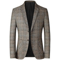 Giacca sottile da uomo primavera e autunno Valstrend, cappotto casual leggero con collo e tasche, stile elegante e comodo.