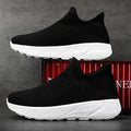 Scarpe slip-on casual da donna Valstrend, con calzini comodi e stile rilassato, in tessuto morbido e colorato.