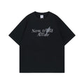 T-shirt con lettere a stella Cross Star, maniche corte e stile street, marca Valstrend Shop, visibile nella foto.