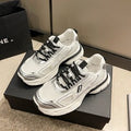 Sneaker casual da donna Valstrend con suola piatta, superficie in mesh e stile versatile, ideale per look all-match.
