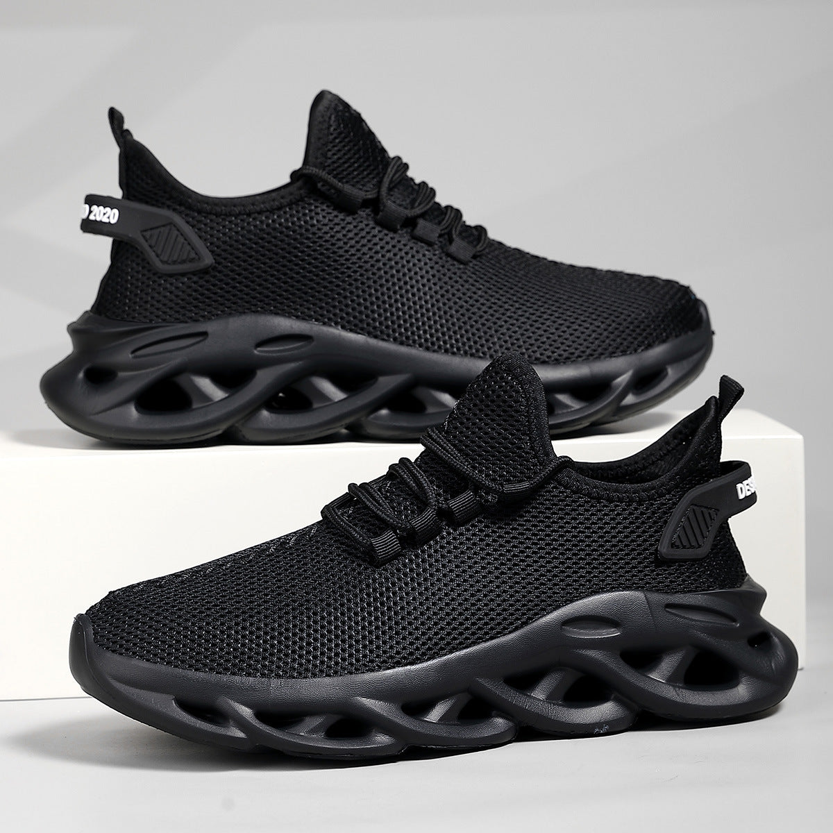 Scarpe da corsa da uomo Valstrend, sneakers casual in mesh per sport e allenamento, stile comodo e traspirante
