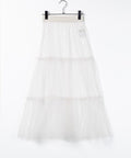 Women's Fashion Mesh A- Line Skirt