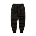 Pantaloni da uomo Valstrend in stile autunnale con tasche multiple, a gamba morbida e con lacci alla caviglia.