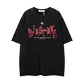 Creative Letters Paddle Print Short Sleeve