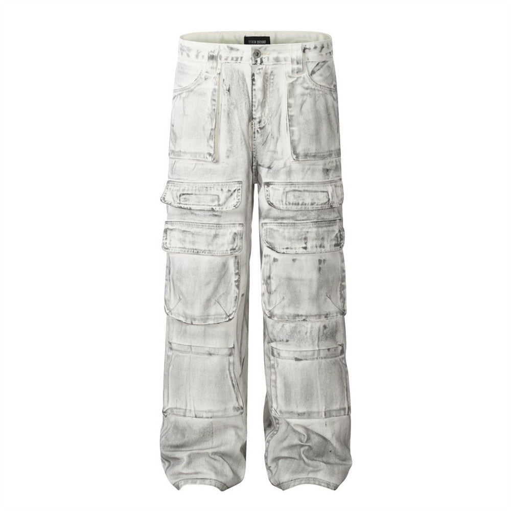 Salopette da pittura Valstrend per uomo, comoda, con tasche e patch resistenti, ideale per lavori di verniciatura e lavori in edilizia
