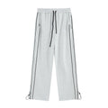 Loose High Waist Drooping Straight-leg Pants Trousers