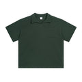 Maglietta casual americana a maniche corte con colletto, stile semplice e elegante, marca Valstrend shop.