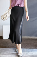 Gonna donna Valstrend, gonna stile francese, tessuto solido, moda femminile, look elegante e chic, in tessuto morbido e di qualità