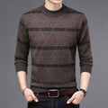 Maglione casual spessore da uomo Valstrend, top di moda per un look confortevole e elegante, immagine fronte del maglione.
