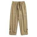 Pantaloni cargo dritti a design morbido Valstrend, pantaloni casual larghi con tasche laterali e vestibilità comoda.