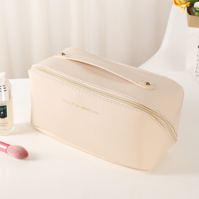 Borsa portaoggetti stile coreano Valstrend con grande capacità, semplice, elegante e pratica per cosmetici e oggetti personali.