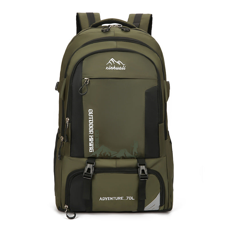 Zaino da viaggio Valstrend con grande capacità, impermeabile, sportivo e per escursionismo, adatto a viaggi e attività outdoor.