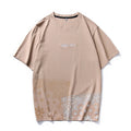 T-shirt estivo giapponese in cotone, vestibilità morbida e casual, colore bianco, marca Valstrend shop