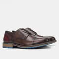 Scarpe da uomo Valstrend derby in pelle traspirante per lavoro, stile business primavera, dettagli eleganti e confortevoli
