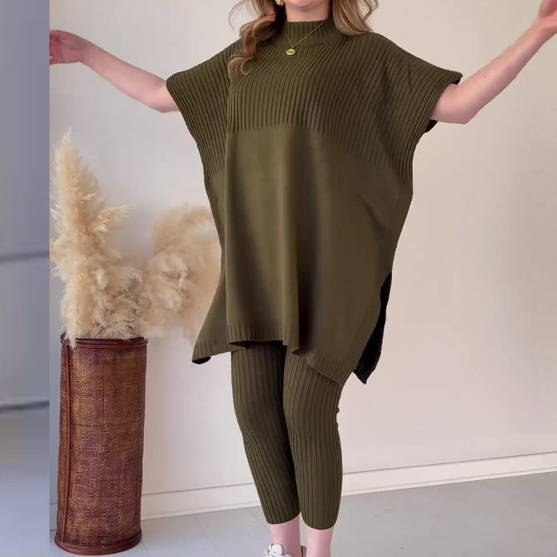 Felpa larga taglia comoda e casual in stile due pezzi, di marca Valstrend, mostrata in primo piano.