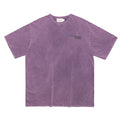 Worn Out Letter Print Short-sleeve
