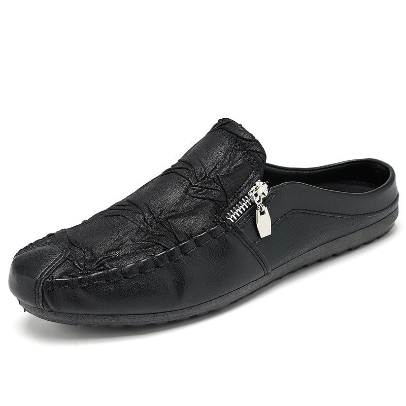 Scarpe da uomo Gommino Valstrend, slippers casual senza tacco, stile trendy e comode per uso quotidiano, con suola morbida e design semplice
