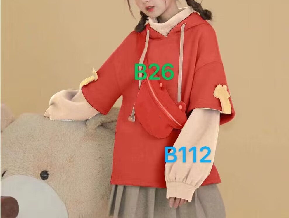 Color Matching Long-sleeved Women Blouse