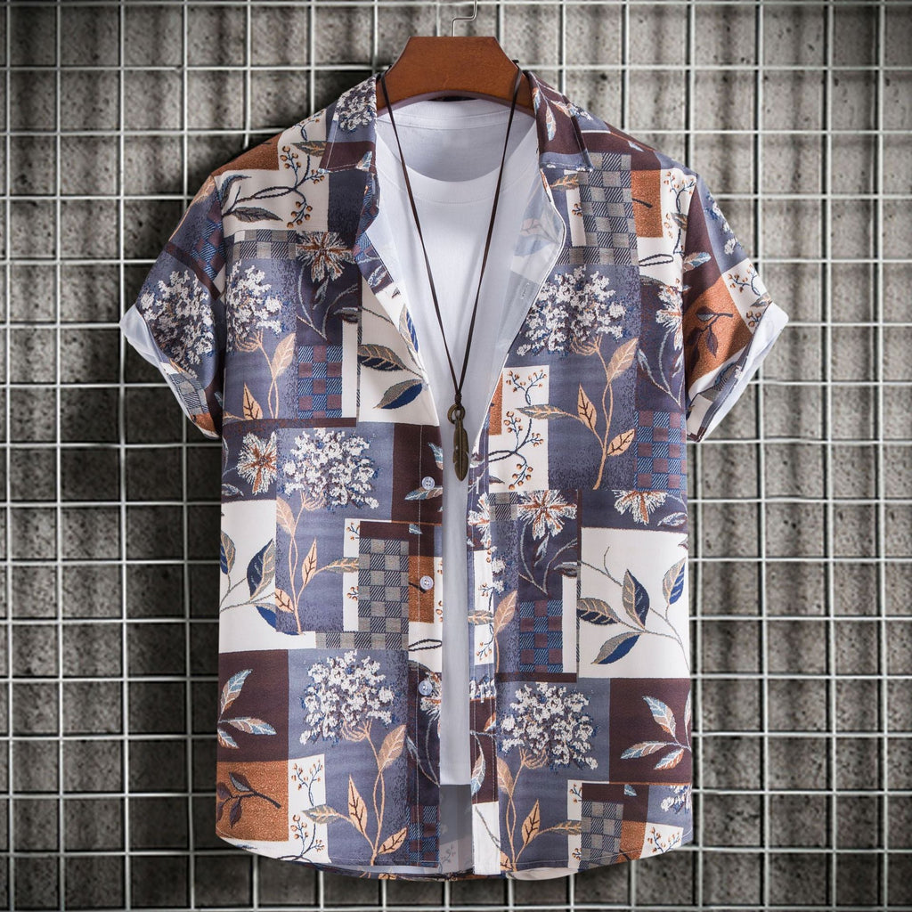 Maglietta uomo slim fit a stampa con maniche corte di marca Valstrend, stile casual e moderno, visibile in primo piano nell'immagine.