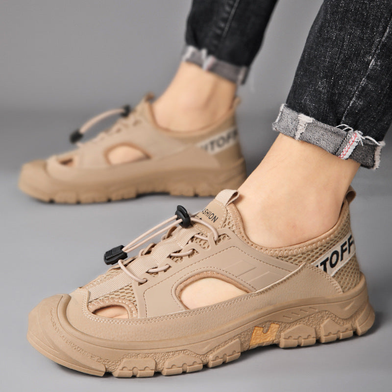 Scarpe da uomo in mesh traspirante Valstrend, scarpe di moda con tomaia leggera e comoda, ideali per l'estate e attività sportive