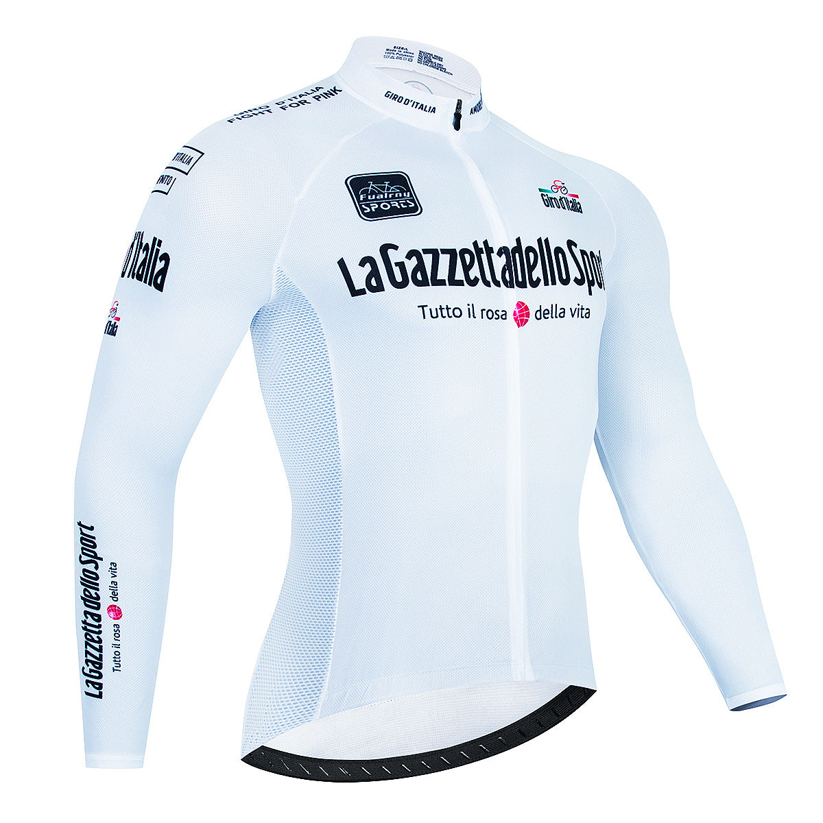 Maglietta a maniche lunghe da ciclismo per uomo Valstrend, tessuto traspirante e ideale per mountain bike, abbigliamento sportivo.