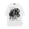 Men's Abstract Printed Loose T-shirt