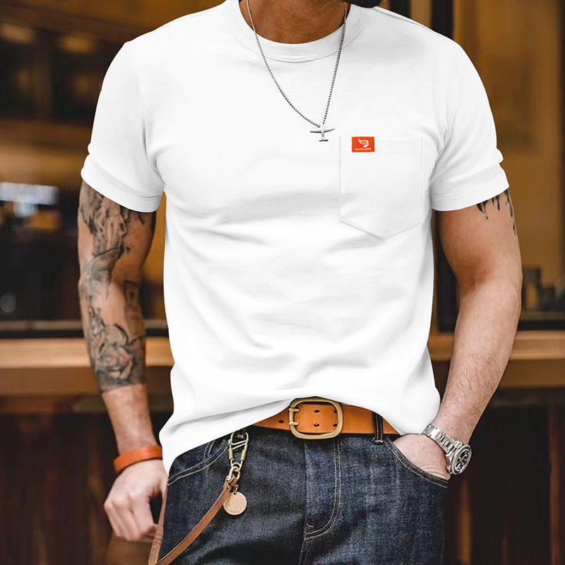 T-shirt casual a maniche corte colorata, taglia grande, marca Valstrend, tessuto morbido e comodo.