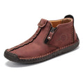 Stivali da uomo outdoor Valstrend, scarpe da trekking fatte a mano, stile casual e robusto su superficie naturale.