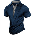 Camicia da uomo estiva a maniche corte, modello retrò casual, taglia grande, marca Valstrend, tessuto leggero e confortevole
