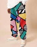 Pantaloni in flanella 3D digitale, spessi, con banda alla caviglia, marca Valstrend shop, visibili in questo dettaglio di immagine