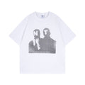 Abstract Human Shadow Print Short Sleeve