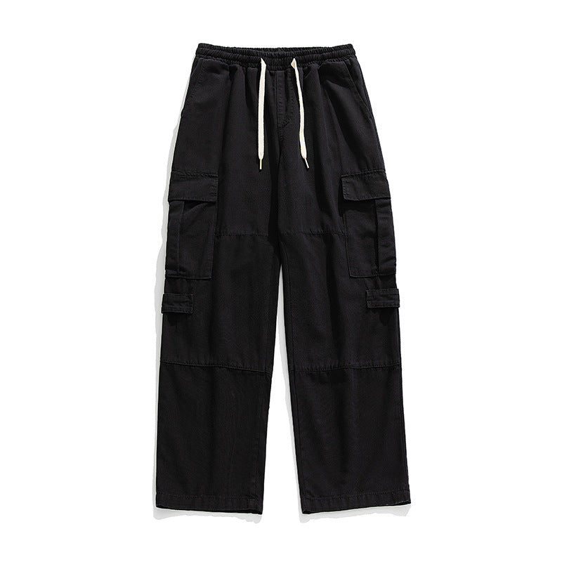 Pantaloni di tendenza in puro cotone Valstrend, design versatile e alla moda, visibili in primo piano.