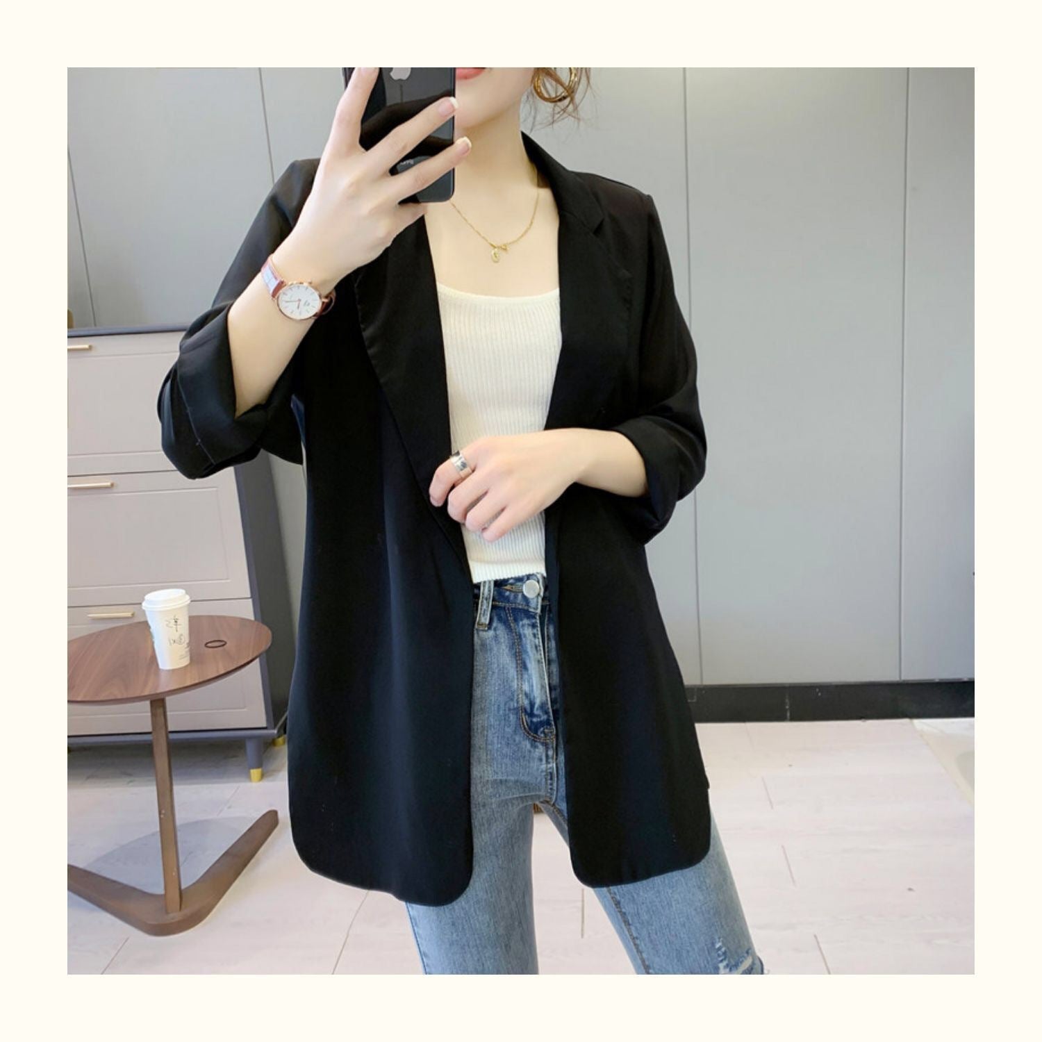 Cardigan donna leggera in chiffon Valstrend, giacca a mezza lunghezza con protezione solare, adatta per aria condizionata, stile casual