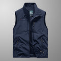 Gilet casual da uomo Valstrend, leggero per primavera e autunno, con più tasche, ideale per abbigliamento outdoor e tempo variabile
