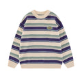 Maglione casual Valstrend con collo a contrasto, maglia a maniche lunghe, stile rilassato e tessuto morbido, ideale per look comodi.