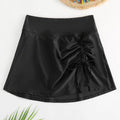 Bikini shorts da donna Valstrend con fiocco laterale, design a laccetti per il mare e il tempo libero.