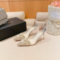 Scarpe French All Match Pointed Stiletto Heel di Valstrend, scarpe eleganti con tacco a spillo e design raffinato.