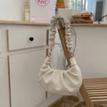 Borsa donna portatile a nuvola a pieghe Sweet Pleated di Valstrend shop, con design a nuvole e dettagli eleganti.