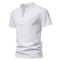 Men's Deep V-neck Short-sleeved T-shirt Stretch Bottoming Shirt
